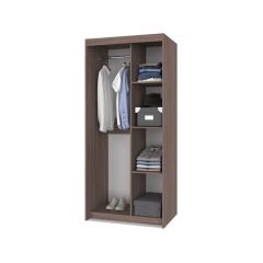 ТОМАС Шкаф-купе с зеркалом Шимо темный/светлый Т22 в Добрянке - dobryanka.mebel24.online | фото 2