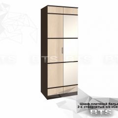 Шкаф 2-х створчатый Сакура + Зеркало (венге/лоредо) в Добрянке - dobryanka.mebel24.online | фото 2