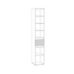 Шкаф с ящиком 13.202 Сидней в Добрянке - dobryanka.mebel24.online | фото 2
