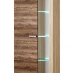 СОНАТА Шкаф ШВС-800 (Дуб сонома/Дуб сакраменто) в Добрянке - dobryanka.mebel24.online | фото