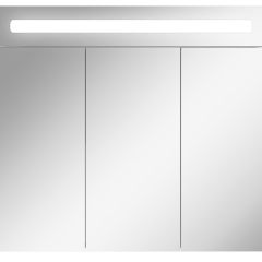 Шкаф-зеркало Аврора 80 с подсветкой LED Домино (DV8009HZ) в Добрянке - dobryanka.mebel24.online | фото 4