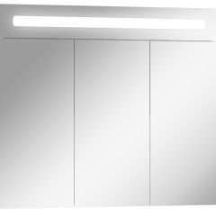 Шкаф-зеркало Аврора 80 с подсветкой LED Домино (DV8009HZ) в Добрянке - dobryanka.mebel24.online | фото