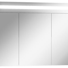 Шкаф-зеркало Аврора 90 с подсветкой LED Домино (DV8011HZ) в Добрянке - dobryanka.mebel24.online | фото