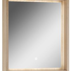 Шкаф-зеркало Nice 60 с подсветкой Домино (DN4706HZ) в Добрянке - dobryanka.mebel24.online | фото 1
