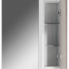 Шкаф-зеркало Uno 60 Дуб серый левый/правый Домино (DU1503HZ) в Добрянке - dobryanka.mebel24.online | фото 4