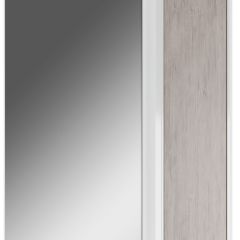 Шкаф-зеркало Uno 60 Дуб серый левый/правый Домино (DU1503HZ) в Добрянке - dobryanka.mebel24.online | фото