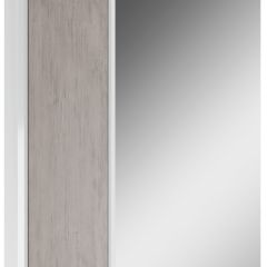 Шкаф-зеркало Uno 60 Дуб серый левый/правый Домино (DU1503HZ) в Добрянке - dobryanka.mebel24.online | фото 2