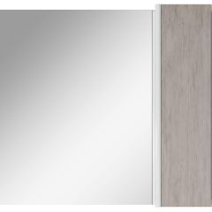 Шкаф-зеркало Uno 80 Дуб серый левый/правый Домино (DU1504HZ) в Добрянке - dobryanka.mebel24.online | фото 5
