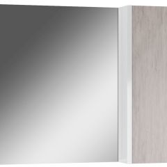 Шкаф-зеркало Uno 80 Дуб серый левый/правый Домино (DU1504HZ) в Добрянке - dobryanka.mebel24.online | фото