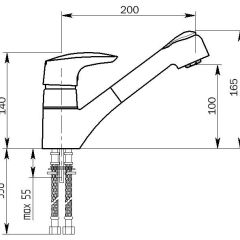 Смеситель MS-010 в Добрянке - dobryanka.mebel24.online | фото 2