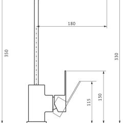 Смеситель MS-012 в Добрянке - dobryanka.mebel24.online | фото 2