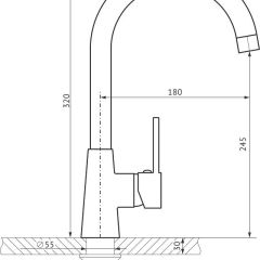 Смеситель MS-014 в Добрянке - dobryanka.mebel24.online | фото 2