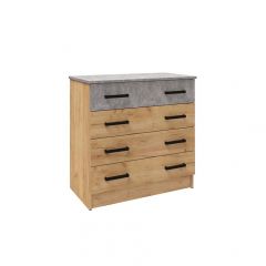 Спальня Асти Комод (Дуб крафт золотой) в Добрянке - dobryanka.mebel24.online | фото