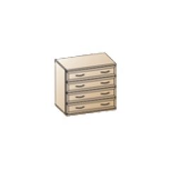 Спальня Карина композиция 5 (Ясень Асахи) в Добрянке - dobryanka.mebel24.online | фото 3