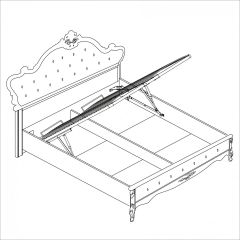 Спальня Мишель 5-ти ств (белый матовый/экокожа) в Добрянке - dobryanka.mebel24.online | фото 4