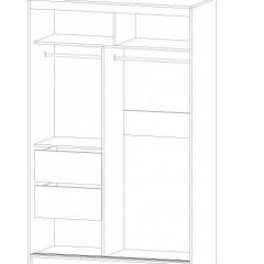 ВЕРОНА Шкаф-купе 1400 (ясень шимо комб.) в Добрянке - dobryanka.mebel24.online | фото 2