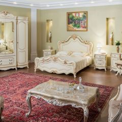Спальный гарнитур Мона Лиза (крем) 1600 в Добрянке - dobryanka.mebel24.online | фото 1
