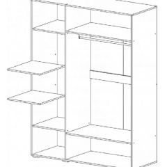 Спальный гарнитур Ненси (Венге/Белый глянец) в Добрянке - dobryanka.mebel24.online | фото 17