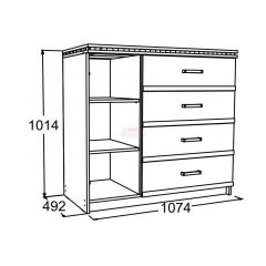 Спальный гарнитур Ольга-13 (модульный) в Добрянке - dobryanka.mebel24.online | фото 14