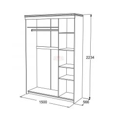 Спальный гарнитур Ольга-13 (модульный) в Добрянке - dobryanka.mebel24.online | фото 23