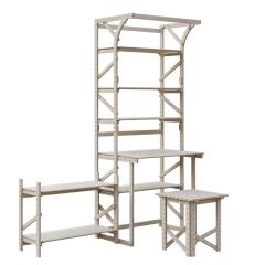 Стеллаж+стол со стойкой Конструктор Арт.СRСт2-1 в Добрянке - dobryanka.mebel24.online | фото 3