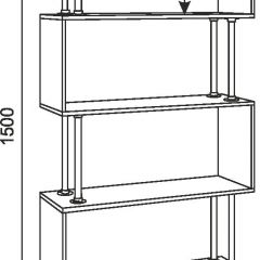Стеллаж Зигзаг-2 в Добрянке - dobryanka.mebel24.online | фото 4