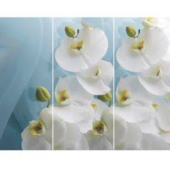 Стол Бостон-3 (Белая Орхидея) 1100/1420*700, опора Брифинг в Добрянке - dobryanka.mebel24.online | фото 2