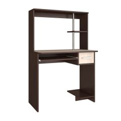 Стол компьютерный Дебют с пеналом (венге/лоредо) в Добрянке - dobryanka.mebel24.online | фото 2