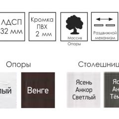 Стол раскладной Ялта-2 (опоры массив резной) в Добрянке - dobryanka.mebel24.online | фото 4