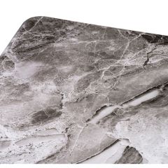 Стол стеклянный Бугун 120(160)х80х77 мрамор серый / черный в Добрянке - dobryanka.mebel24.online | фото 9
