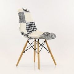 Стул Barneo N-12 Patchwork черно-белый в Добрянке - dobryanka.mebel24.online | фото 2