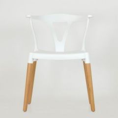 Стул Barneo N-218 Wishbone интерьерный кухонный белый в Добрянке - dobryanka.mebel24.online | фото 3
