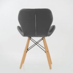 Стул Barneo N-42 Perfecto PU серый в Добрянке - dobryanka.mebel24.online | фото 3