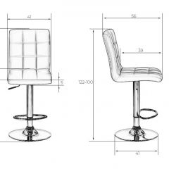 Стул барный DOBRIN KRUGER LM-5009 (кремовый) в Добрянке - dobryanka.mebel24.online | фото 2