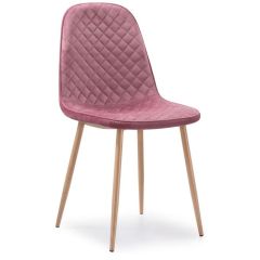 Стул на металлокаркасе Capri pink / wood в Добрянке - dobryanka.mebel24.online | фото