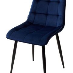 Стул CHIC BLUVEL-86 NAVY BLUE / черный каркас М-City в Добрянке - dobryanka.mebel24.online | фото