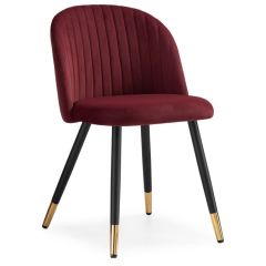 Стул на металлокаркасе Gabi wine red / black в Добрянке - dobryanka.mebel24.online | фото