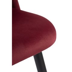 Стул на металлокаркасе Gabi wine red / black в Добрянке - dobryanka.mebel24.online | фото 6