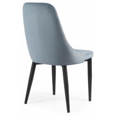 Стул на металлокаркасе Kora light blue / black в Добрянке - dobryanka.mebel24.online | фото 4