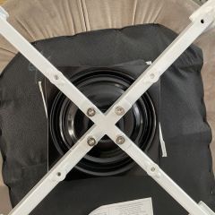 Стул MAVERICK 360 град. поворот. BLUVEL-40 BEIGE/ белый каркас, М-City в Добрянке - dobryanka.mebel24.online | фото 5