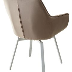 Стул MAVERICK 360 град. поворот. BLUVEL-40 BEIGE/ белый каркас, М-City в Добрянке - dobryanka.mebel24.online | фото 9
