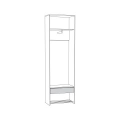 Трувор Шкаф для одежды 13.328.02 в Добрянке - dobryanka.mebel24.online | фото 2