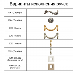Тумба прикроватная Тиффани Premium слоновая кость/золото (ТФТП-1(П) в Добрянке - dobryanka.mebel24.online | фото 2