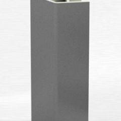 Угловое соединение для цоколя 135 гр. h150 мм (Алюминий, Белый, Черный, Сономаый) в Добрянке - dobryanka.mebel24.online | фото 1