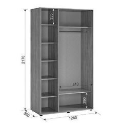 ЗАРА Шкаф 3-х створчатый 2 в Добрянке - dobryanka.mebel24.online | фото 2