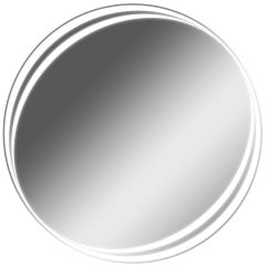Зеркало Берг 700х700 с подсветкой Домино (GL7055Z) в Добрянке - dobryanka.mebel24.online | фото