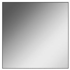 Зеркало Corsica 500х500 black без подсветки Sansa (SB1063Z) в Добрянке - dobryanka.mebel24.online | фото 1