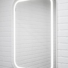 Зеркало Elis 100 white с подсветкой Sansa (SEe1045Z) в Добрянке - dobryanka.mebel24.online | фото 3
