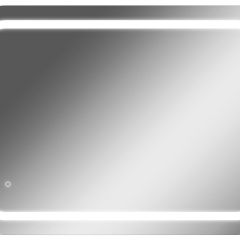 Зеркало Elis 100 white с подсветкой Sansa (SEe1045Z) в Добрянке - dobryanka.mebel24.online | фото