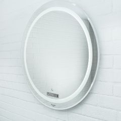 Зеркало Gia 75 white с подсветкой Sansa (SGa1044Z) в Добрянке - dobryanka.mebel24.online | фото 2